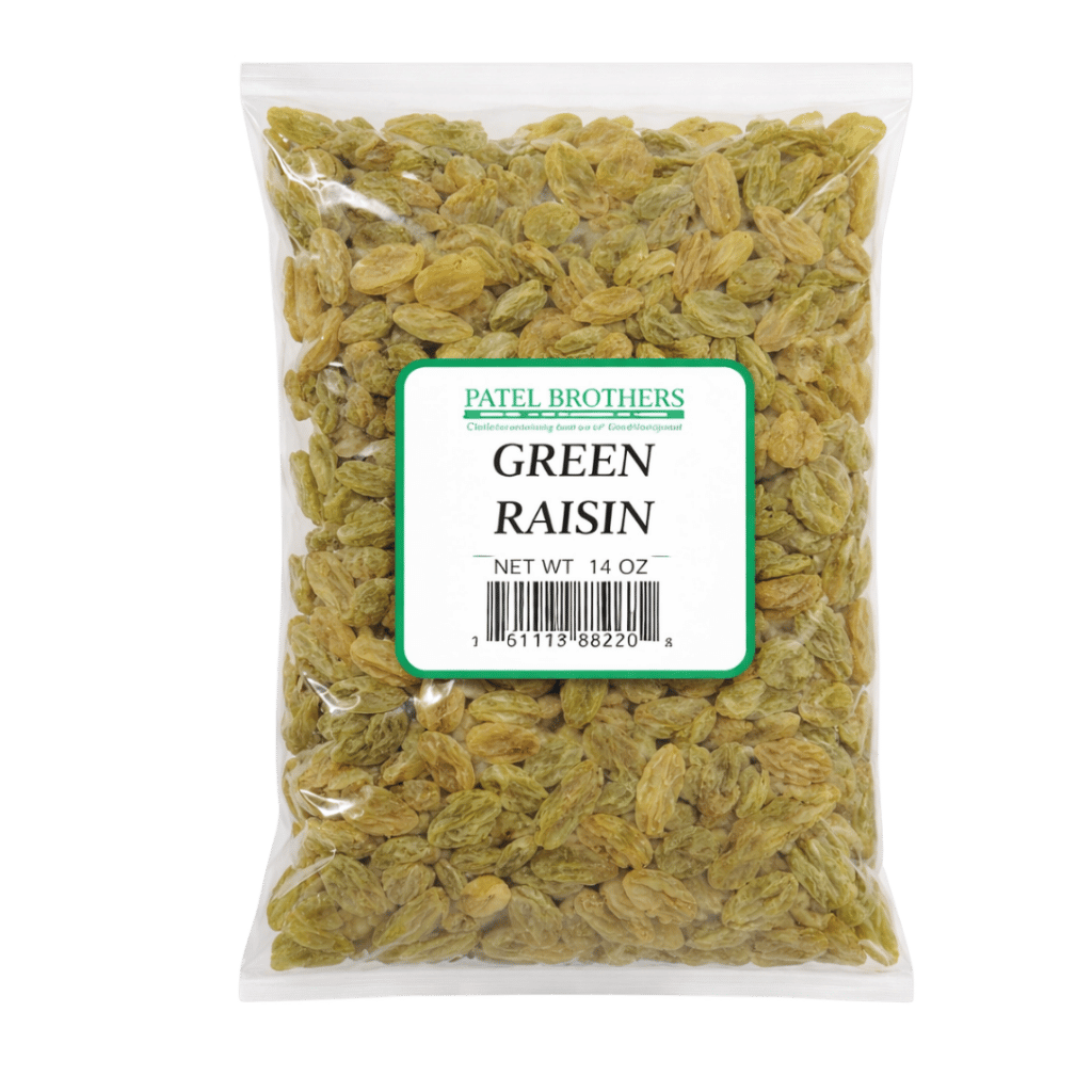 Patel Brothers Green Raisins 14 oz buy online USA - 1